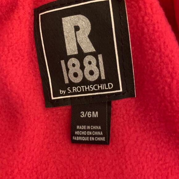 R 1881 by S. ROTHCHILD Girl’s Floral Puffer Jacket / Size: 3-6 Months - Picture 3 of 14